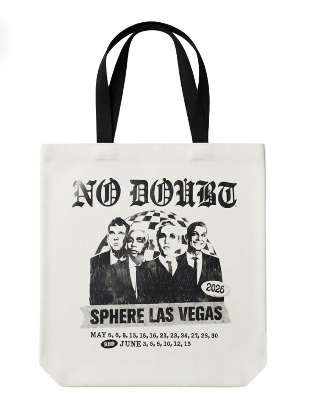 No Doubt Sphere Las Vegas 2026 Tote Bag